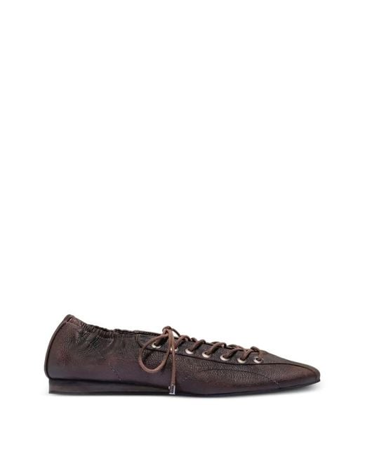Bernardo White Billie Ballet Flats