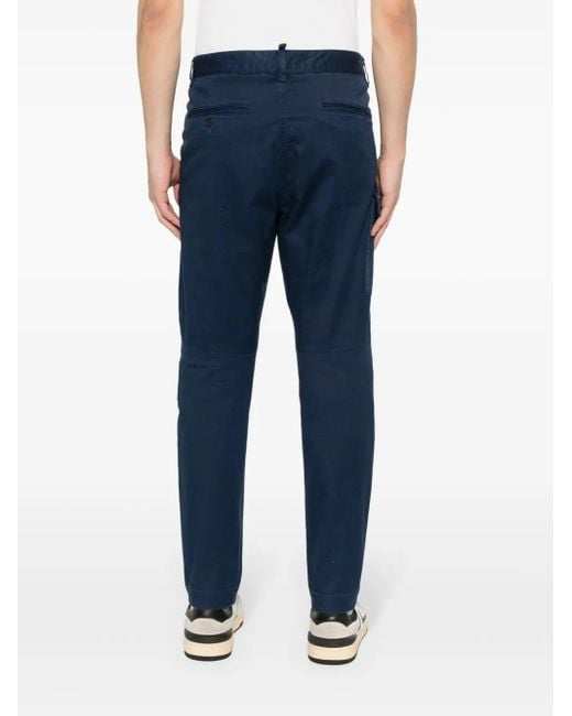 メンズ DSquared² Sexy テーパード カーゴパンツ Blue