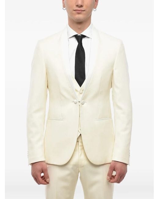 Corneliani Natural Three-Piece Suit for men