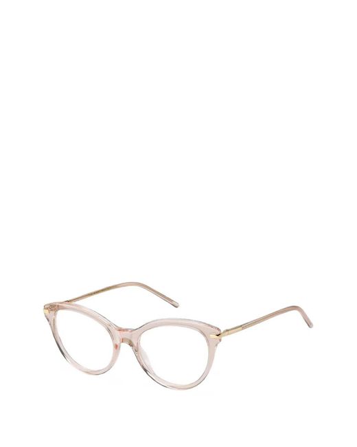 Marc Jacobs White Cat-Eye Frame Glasses