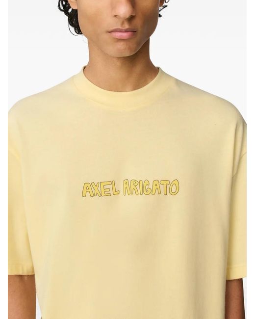 Axel Arigato Yellow Bale T-Shirt for men