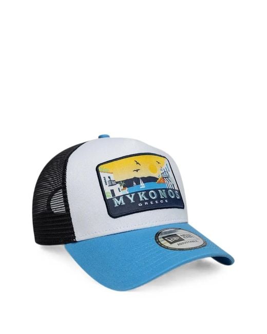 KTZ Blue Location Patch 9Forty Trucker Cap for men