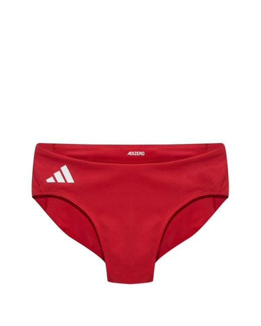Adidas Red Adizero Swim Briefs