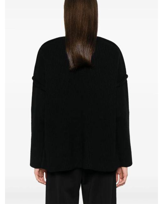 Pull À Coutures Apparentes Jil Sander en coloris Black