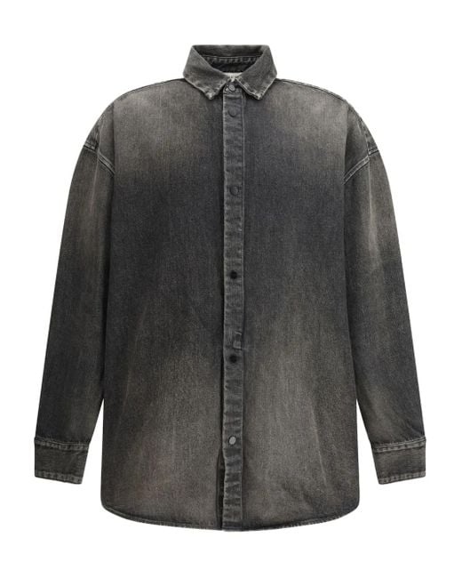 Fear Of God Gray Denim Shirt for men