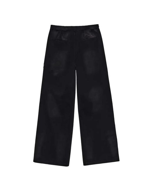 424 Blue Logo-Patch Side-Stripe Track Pants for men
