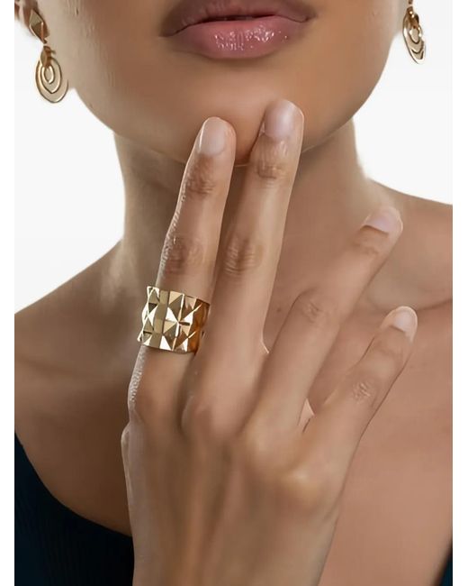 CADAR Blue Python Wide Ring
