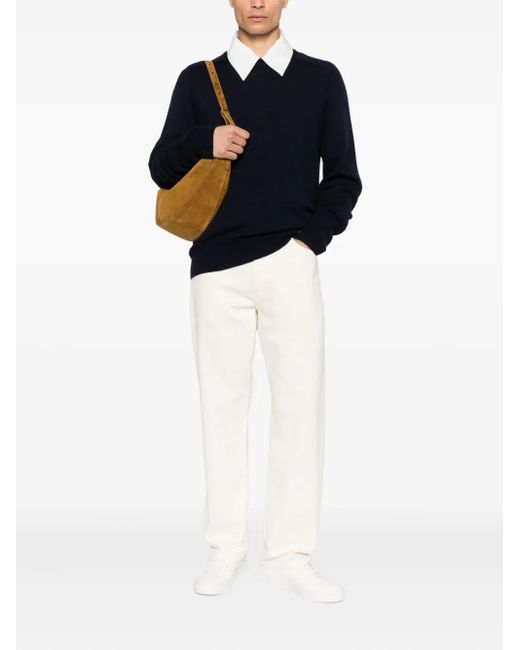 Studio Nicholson Black Merino Wool Sweater for men