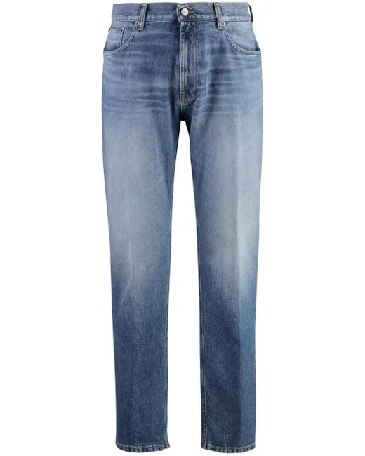 Dondup Blue Andi5 Straight-Leg Jeans for men