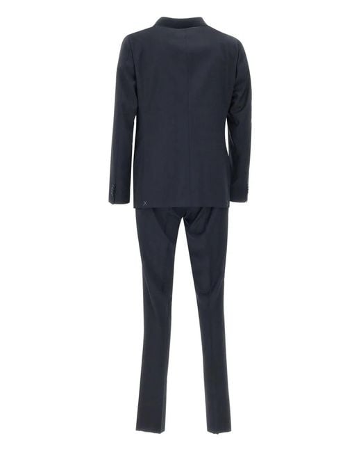 Corneliani Blue Single-Breasted Suit for men