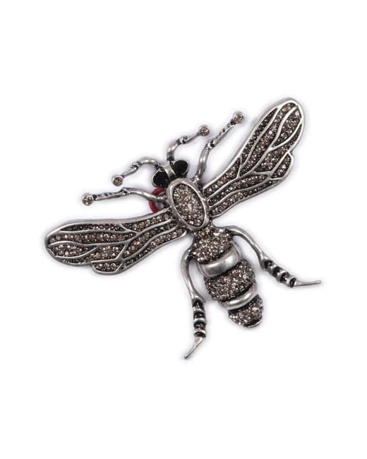 Max Mara Pirro Brooch Metallic