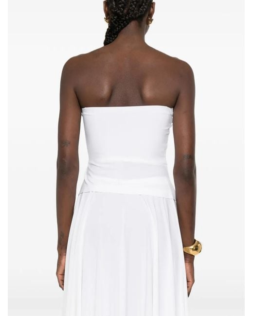 Norma Kamali Top in het White
