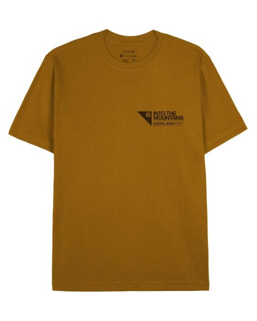 Osklen Green Into The Mountains T-Shirt for men