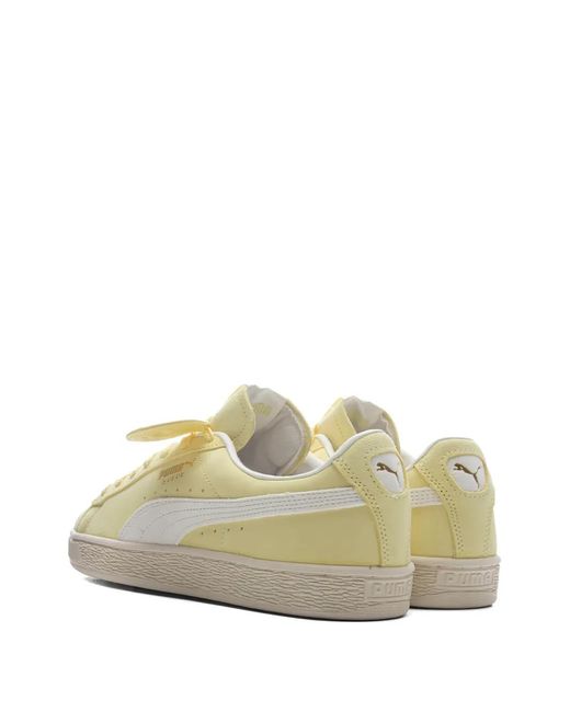 PUMA Yellow Charles F. Stead Suede Sneakers for men