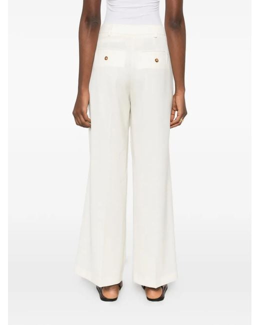 LaDoubleJ White Pleated Trousers