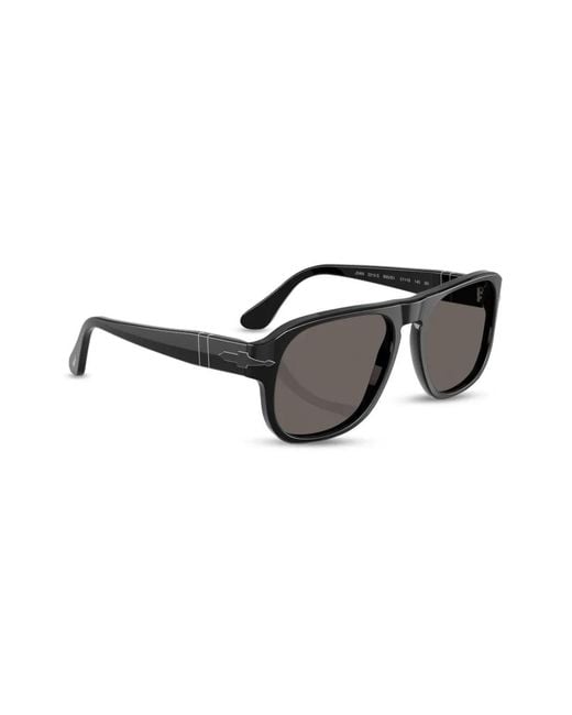 Persol Gray Pilot-Frame Sunglasses