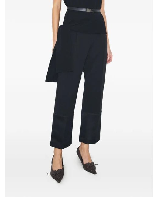 Tory Burch Black Cropped Trousers