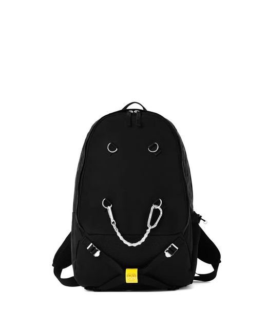 Porter-Yoshida and Co Black Chain-Detail Backpack