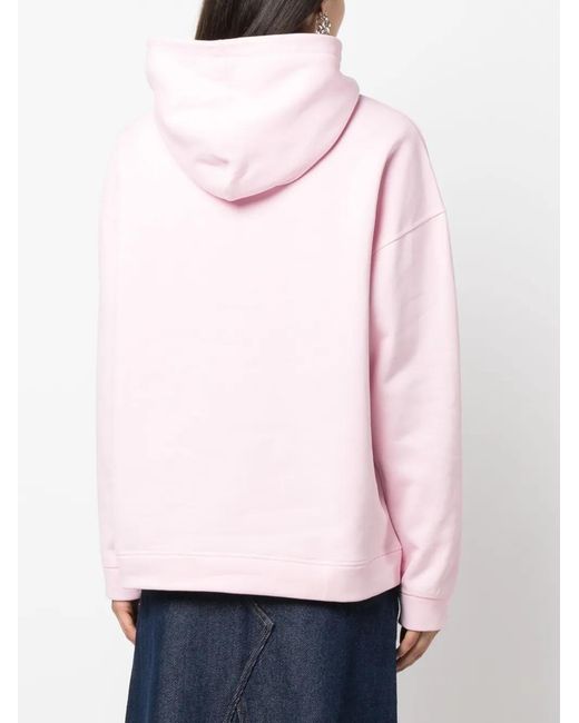 Ganni Pink Animals Hoodie