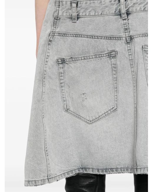 JNBY Gray Denim Sleeveless Dress