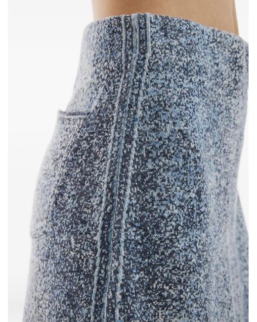 CRUSH Collection Blue Patterned Skirt