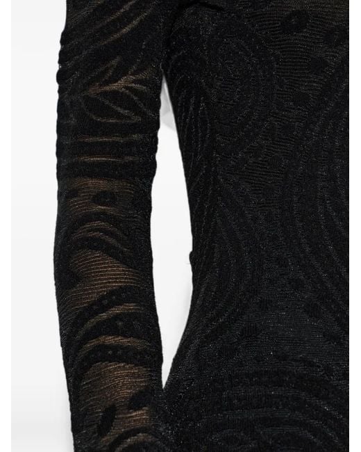 Etro Black Dress With Long Sleeves