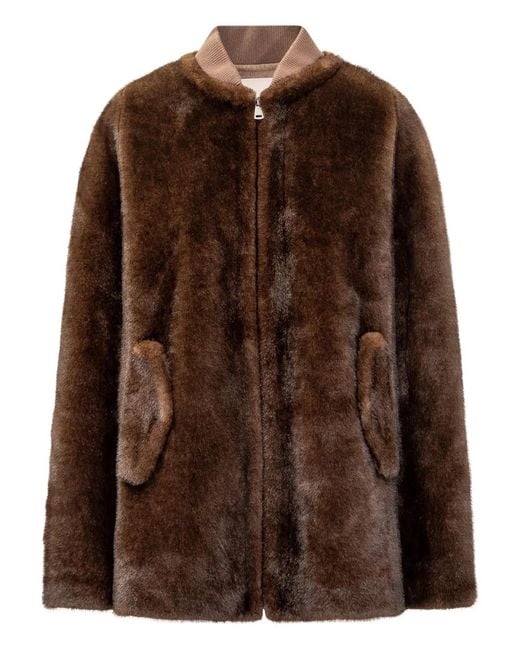 VALENTINI 1972 Brown Textured Jacket