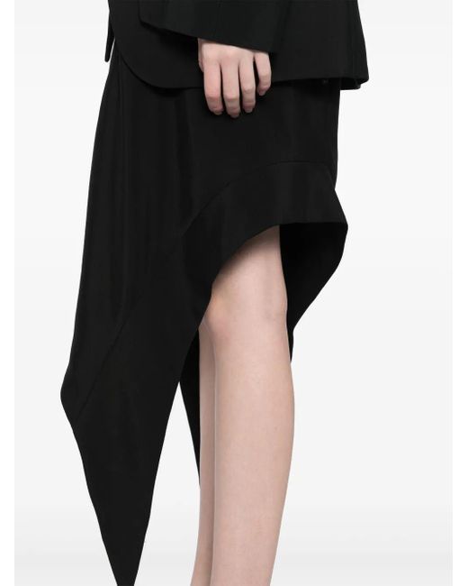 Mugler Black Cummerbund Skirt