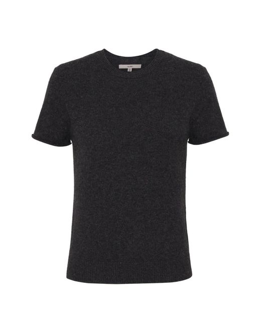 DL1961 Black Short-Sleeve Knit T-Shirt