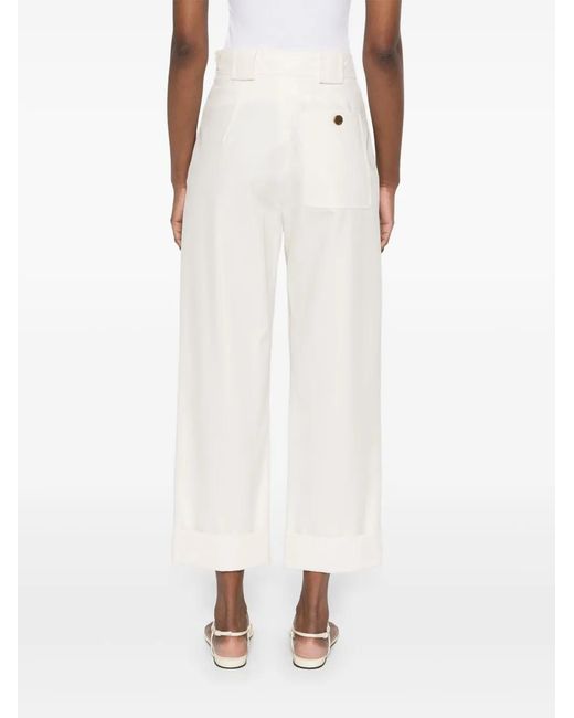 Max Mara White Trousers