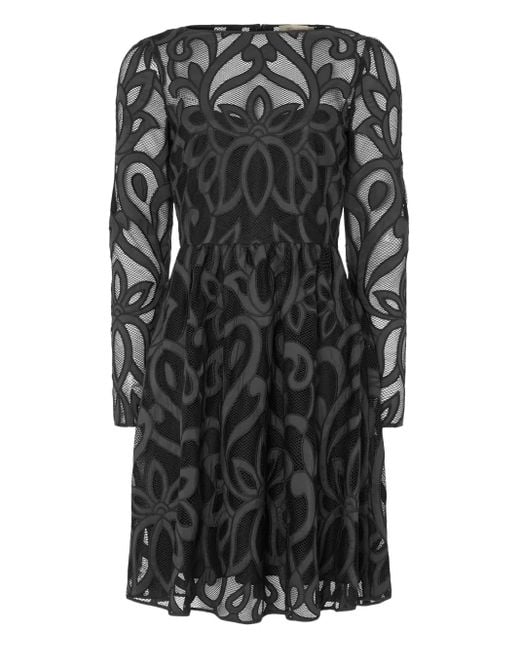Robe Courte Louis À Manches Longues Temperley London en coloris Black