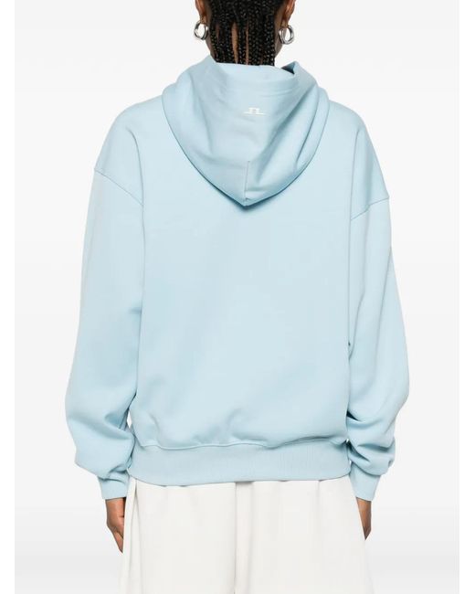 J.Lindeberg Blue Cove Printed Hoodie