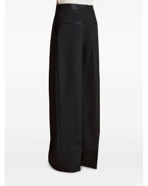 Khaite Black Marine Trousers