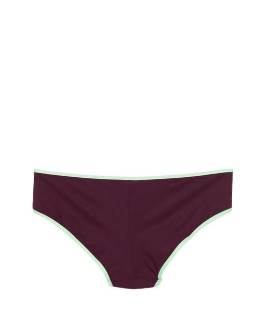 Kiki de Montparnasse Purple Contrast Bikini Bottom