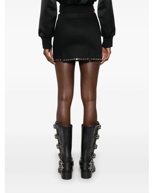 Ludovic de Saint Sernin Black Lisette Mini Skirt