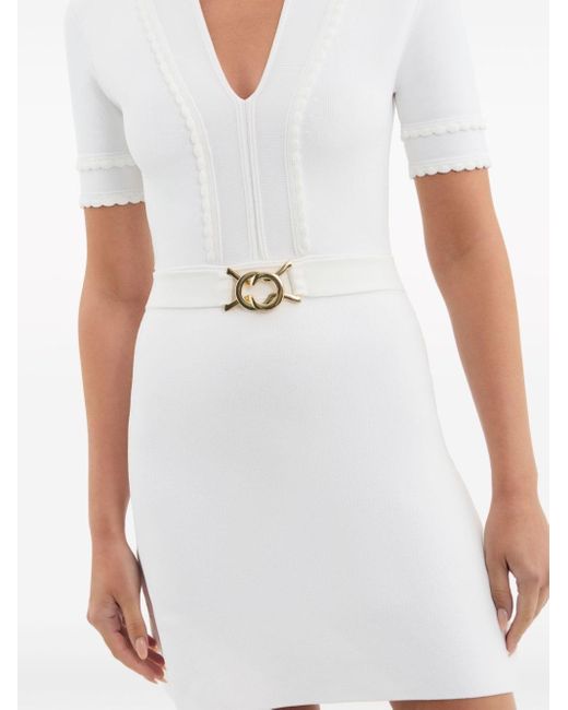 Rebecca Vallance Mini-jurk Met Ceintuur in het White