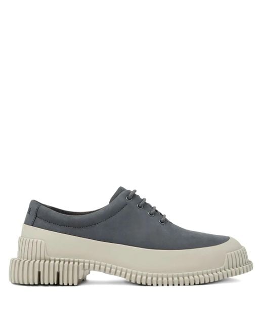 Derbies Lacées Pix À Semelle Épaisse Camper en coloris Gray