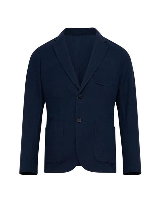 Rag & Bone Blue Skeleton Two-Button Single-Breasted Blazer for men