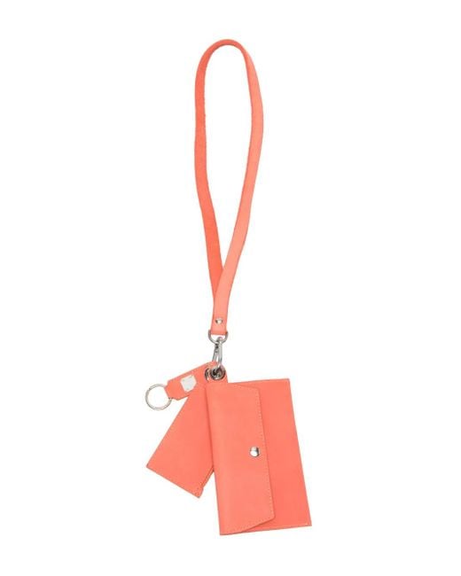 Guidi Pink Leather Wallet for men