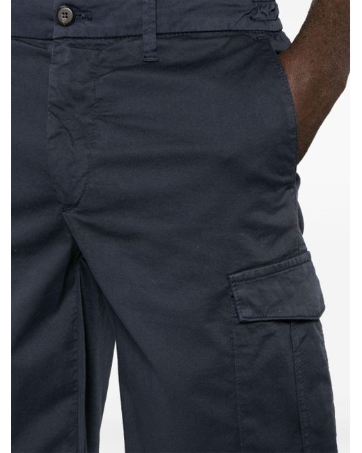 Eleventy Halbhohe Cargo-Shorts in Blue für Herren