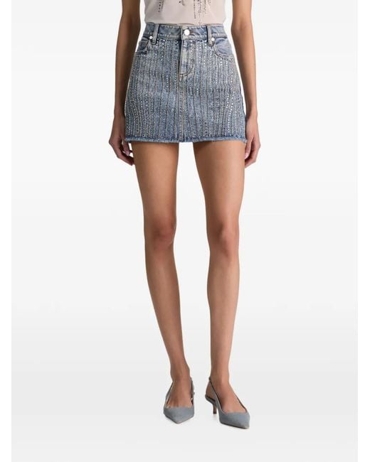 Alice + Olivia Blue Minijupe Kiera