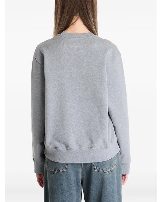 MM6 by Maison Margiela Blue Sweat À Logo Imprimé