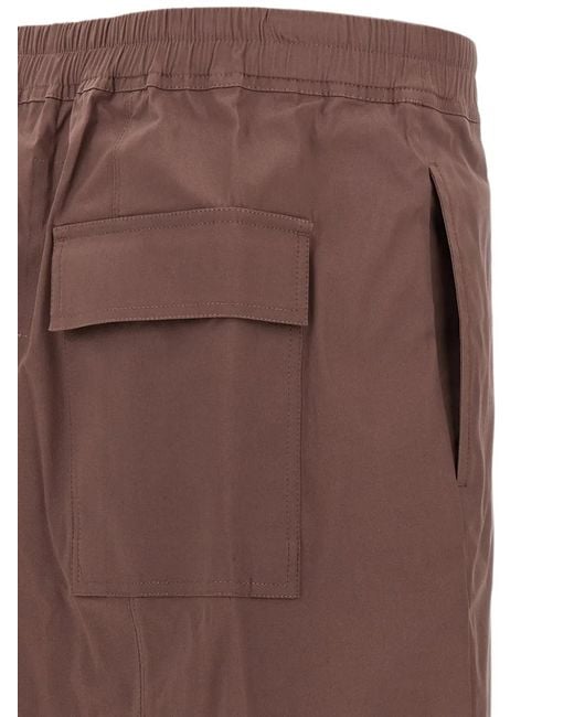 Rick Owens Brown Rick S Pods Low-Crotch Shorts for men
