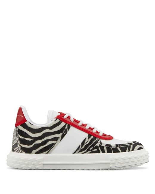 Giuseppe Zanotti White Blabber Sneakers