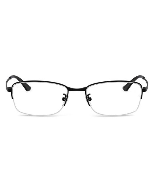 Ray-Ban Black Brille Mit Eckigem Gestell
