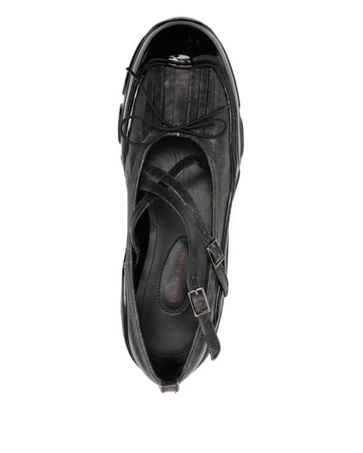 Simone Rocha Sneakers mit überkreuzten Riemen in Black für Herren