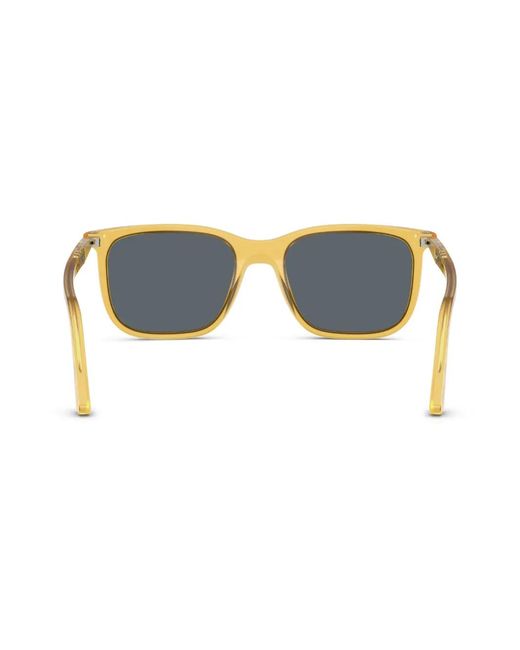Persol Blue Renzo Square-Frame Sunglasses