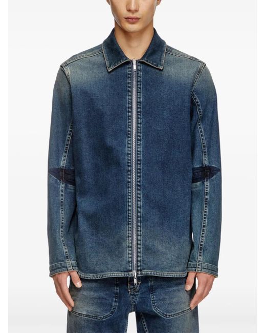 DIESEL D-Simply-Re Jacket in Blue for Men | Lyst