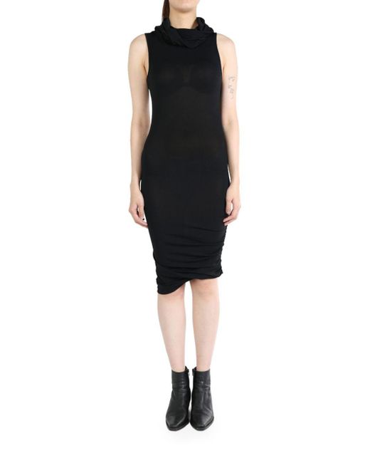 Rick Owens Black Lola Mini Dress