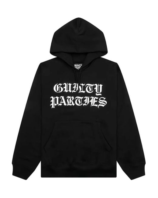 Sudadera Guilty Parties con capucha Wacko Maria de hombre de color Black